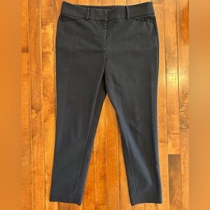 LOFT Navy Marisa Skinny Ankle Pant Size 8
